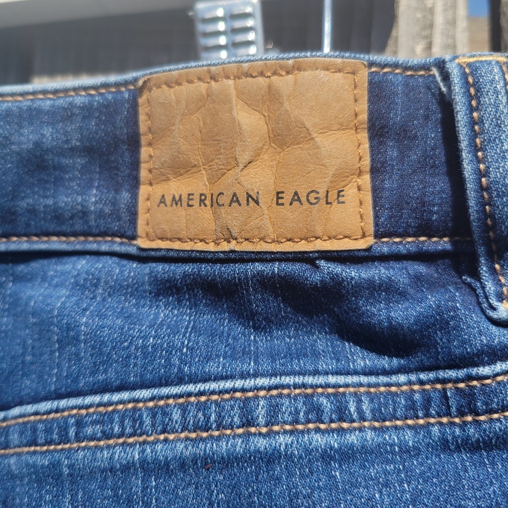 American Eagle Highest Rise Jegging Womens 16 R Plus Next Level Stretch Denim - Picture 7 of 9